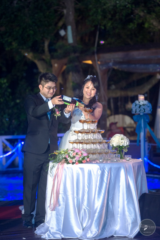 青青食尚花園, 台北婚攝, 證婚, 池畔, 婚禮記錄